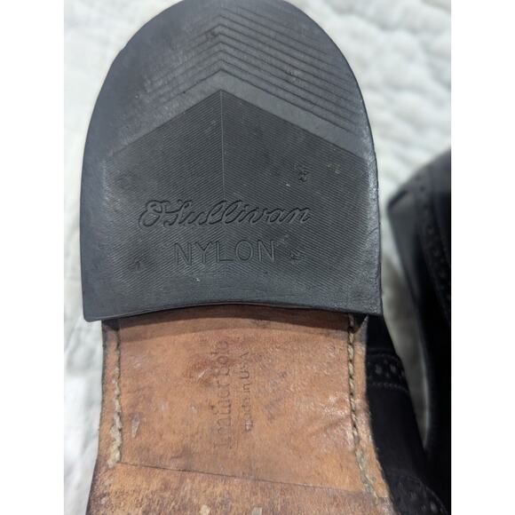 Mens Dexter Wingtip Shoes Made In USA Sz 10.5 M Black - Picture 4 of 10